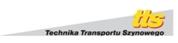 Logo firmy "Technika Transportu Szynowego" (TTS).