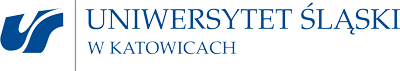 Logo Uniwersytetu Śląskiego w Katowicach.