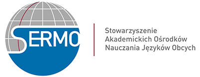 Logo Stowarzyszenia Akademickich Ośrodków Nauczania Języków Obcych (SERMO).