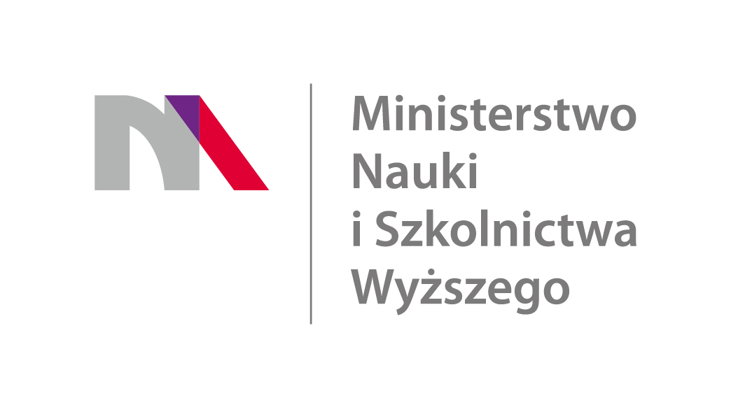 Logo Ministerstwa Nauki i Szkolnictwa Wyższego.