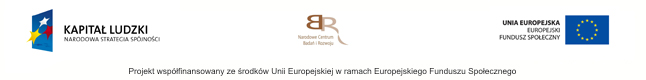 Logo projektu "Kapitał Ludzki" z informacją o współfinansowaniu z funduszy Unii Europejskiej.