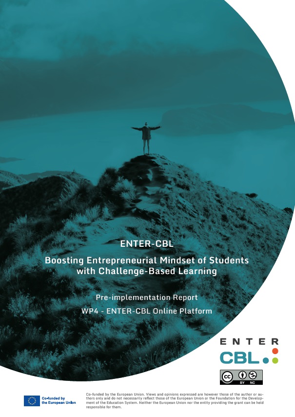 Raport dotyczący projektu ENTER-CBL, który ma na&nbsp;celu rozwijanie przedsiębiorczości wśród studentów poprzez uczenie się oparte na&nbsp;wyzwaniach.