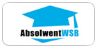 Logo z czapką gradacyjną i napisem "Absolwent WSB".