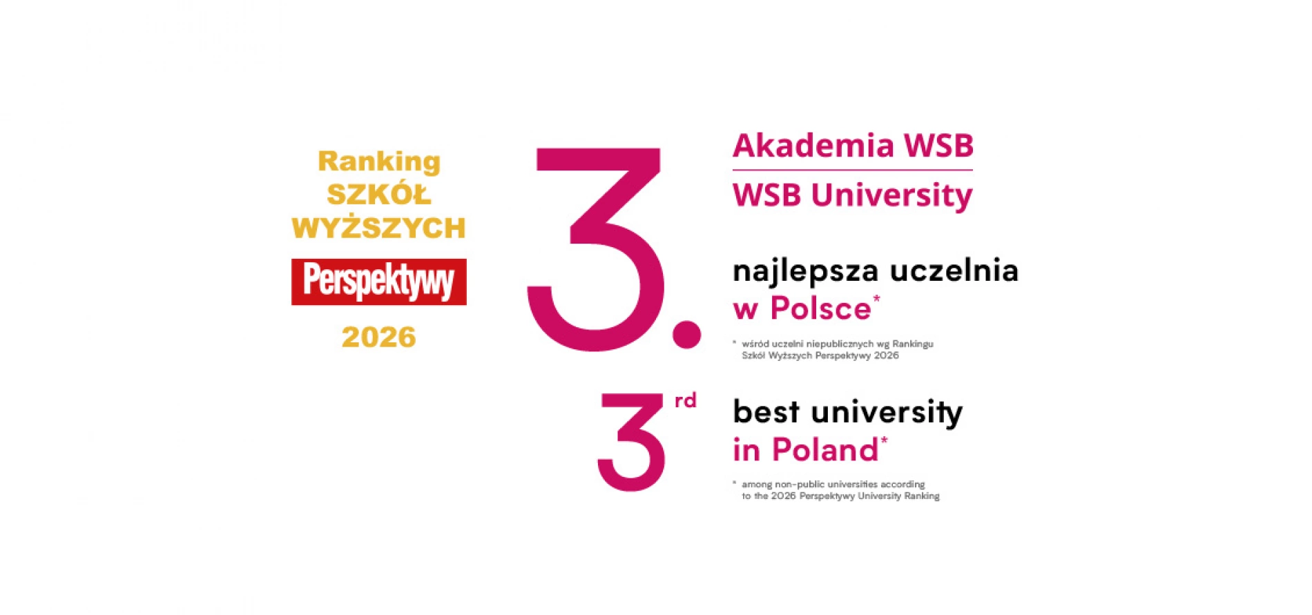 tło: Studiuj w 3. najlepszej uczelni w Polsce*