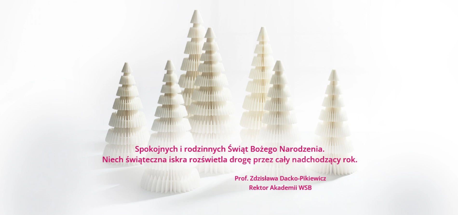 tło: Wesołych Świąt życzy Akademia WSB