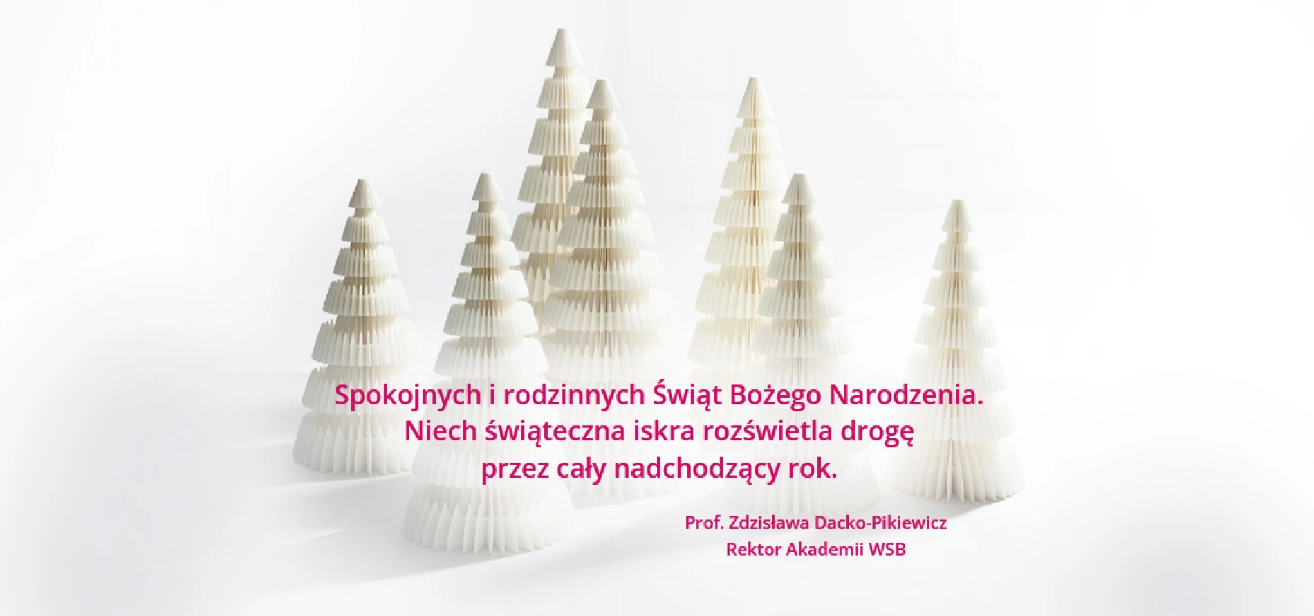 tło: Wesołych Świąt życzy Akademia WSB