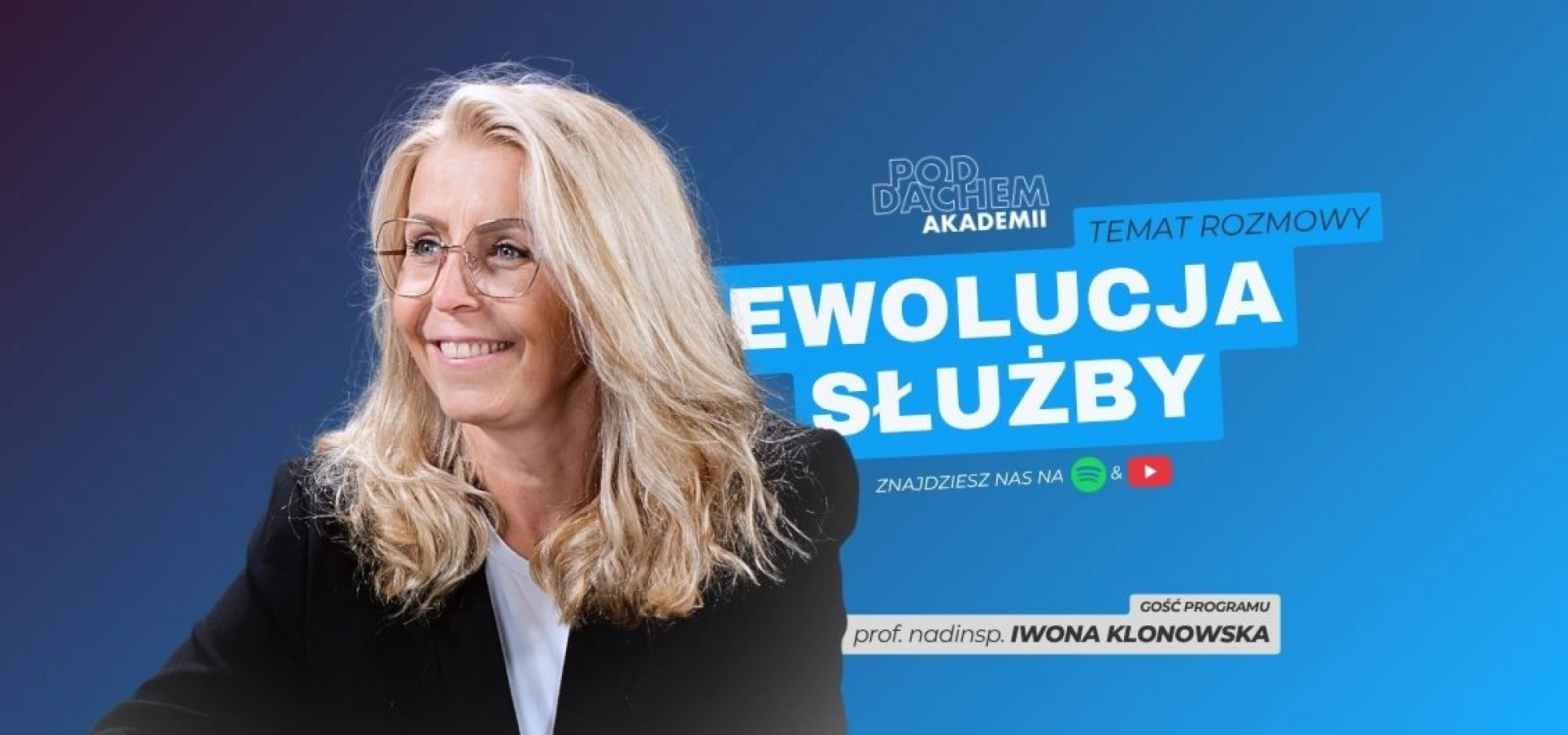 tło: Podcast - Pod Dachem Akademii