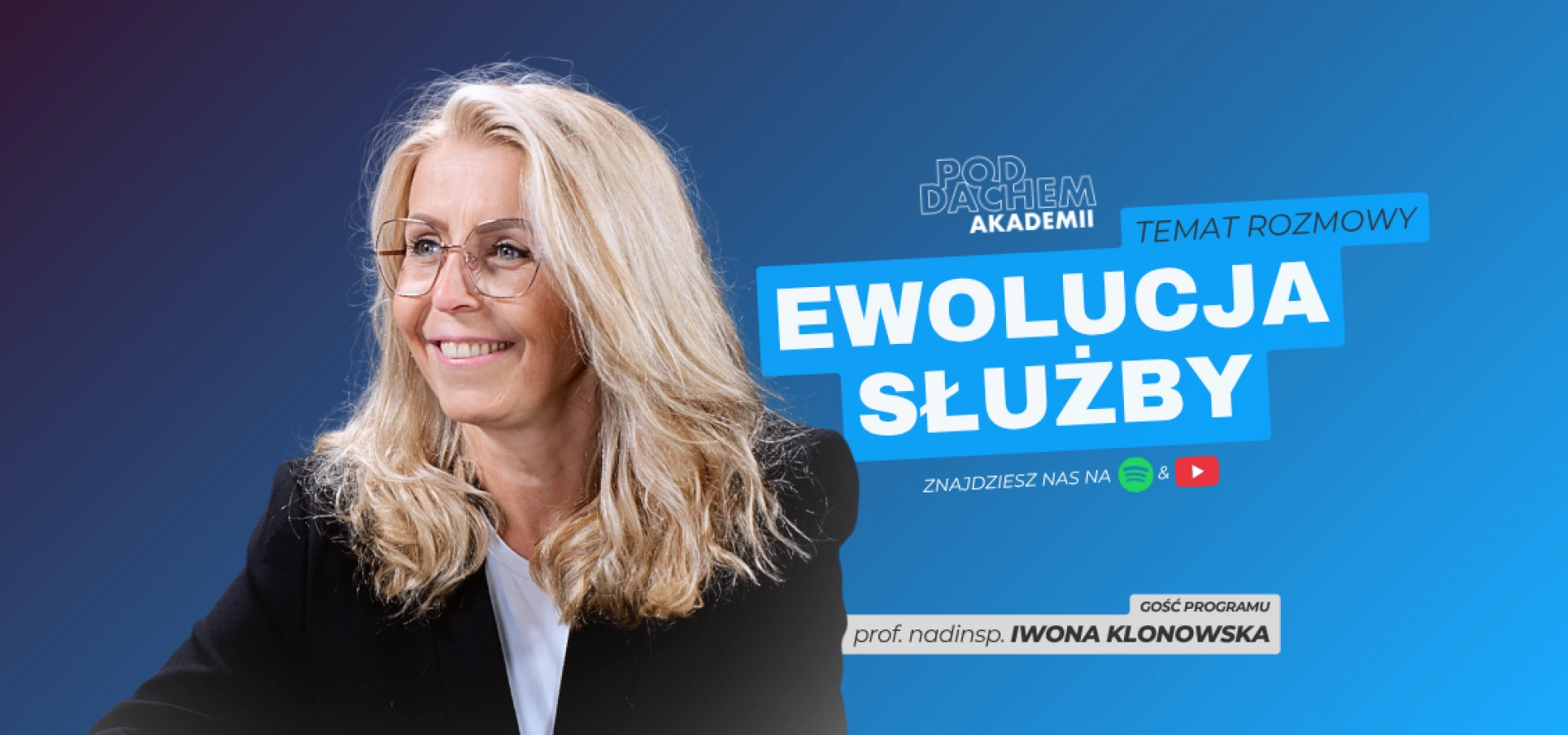 tło: Podcast - Pod Dachem Akademii