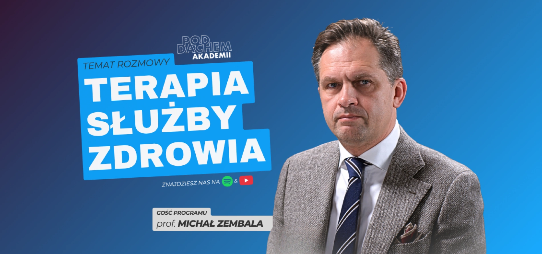 tło: Podcast - Pod Dachem Akademii