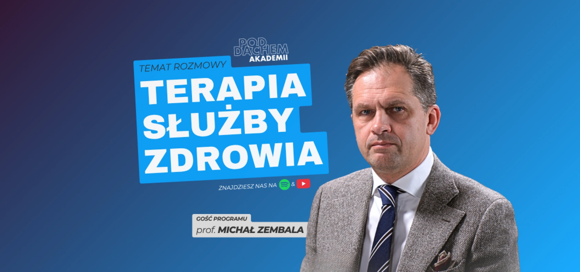 tło: Podcast - Pod Dachem Akademii