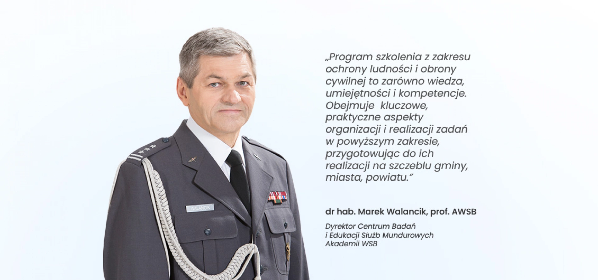 tło: Kompleksowa oferta szkolenia zasadniczego i aktualizującego z zakresu ochrony ludności i obrony cywilnej na szczeblu gminy, miasta, powiatu