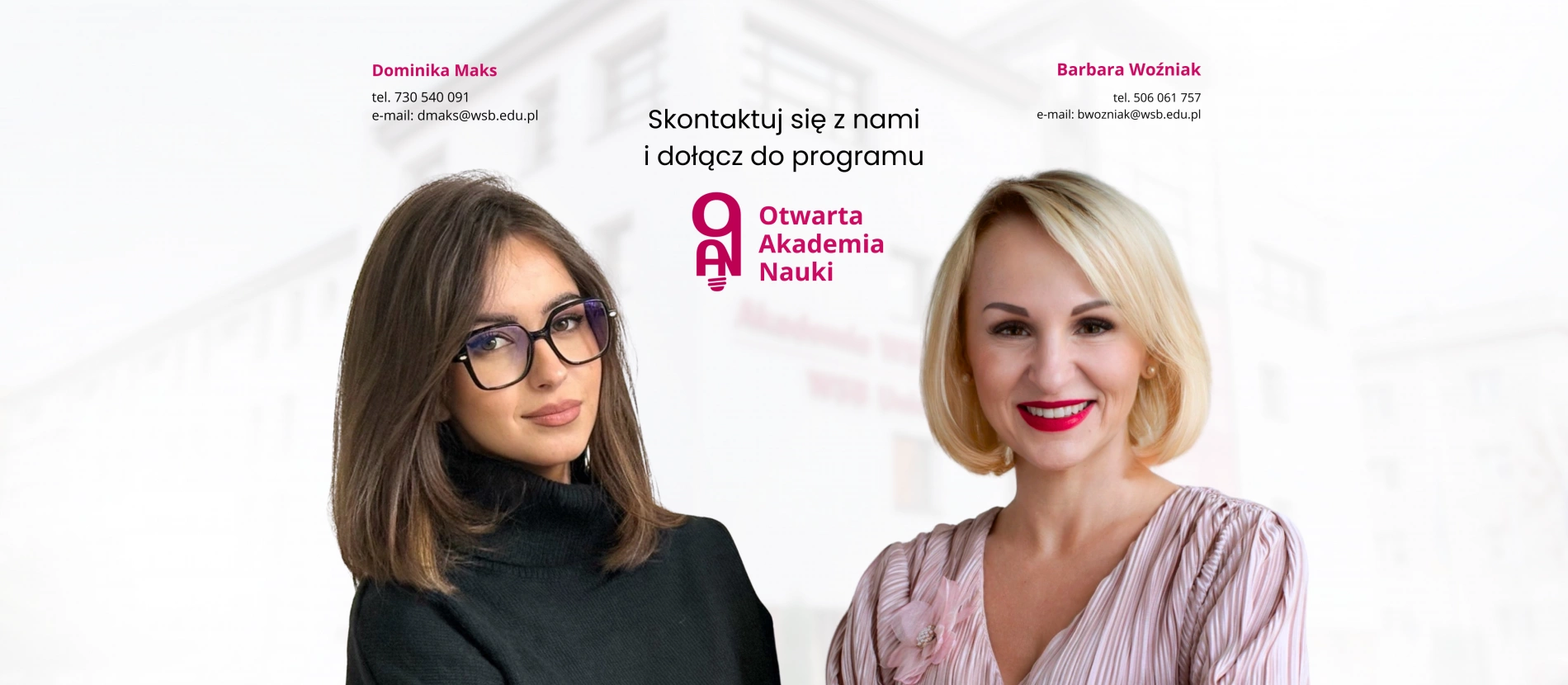 tło: Skontaktuj się z nami i dołącz do programu