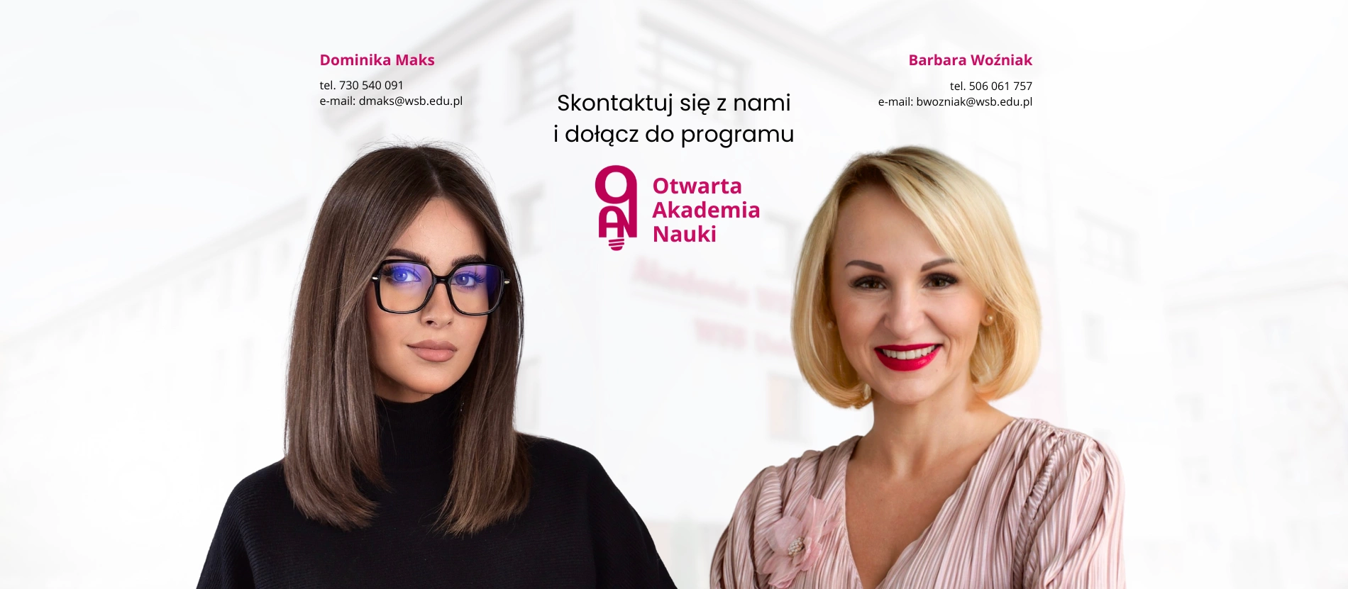 tło: Skontaktuj się z nami i dołącz do programu