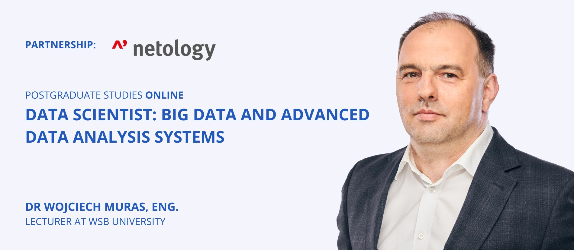 tło: DATA SCIENTIST - BIG DATA AND ADVANCED DATA ANALYSIS SYSTEMS | ONLINE
