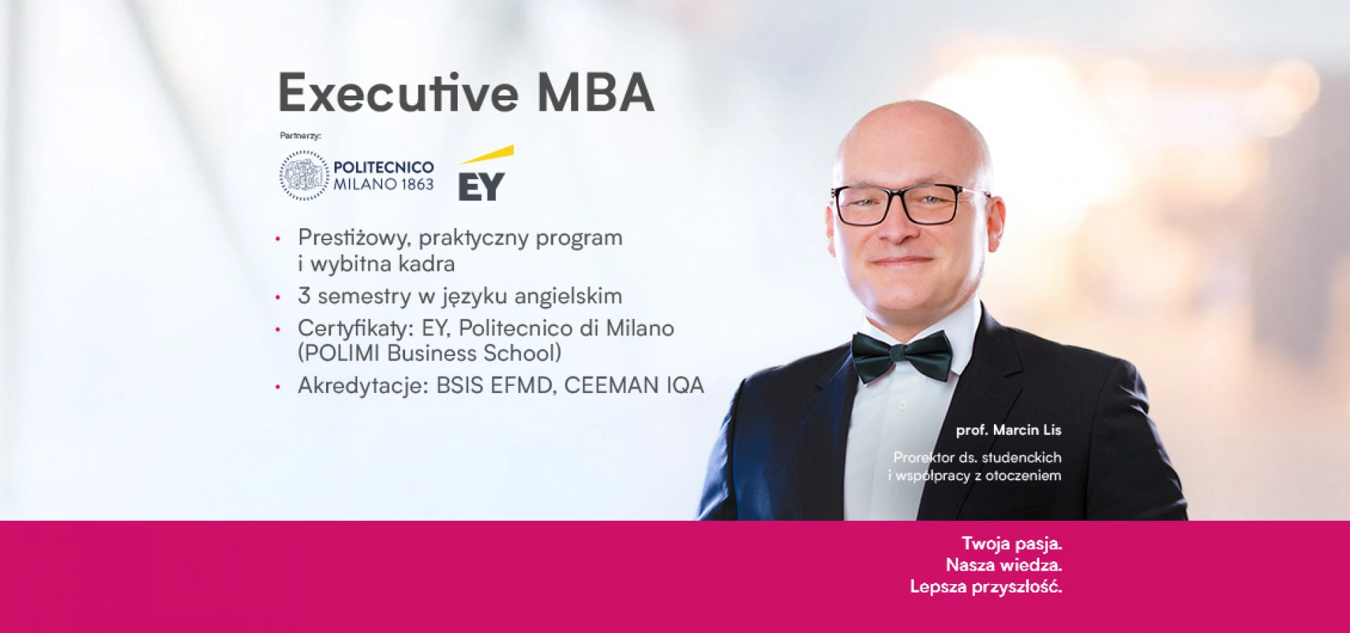 tło: Executive MBA Warszawa