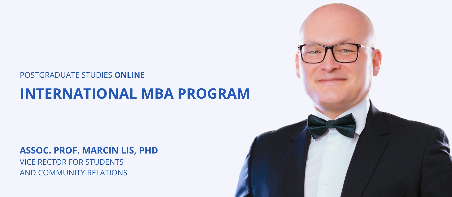 tło: INTERNATIONAL MBA PROGRAM