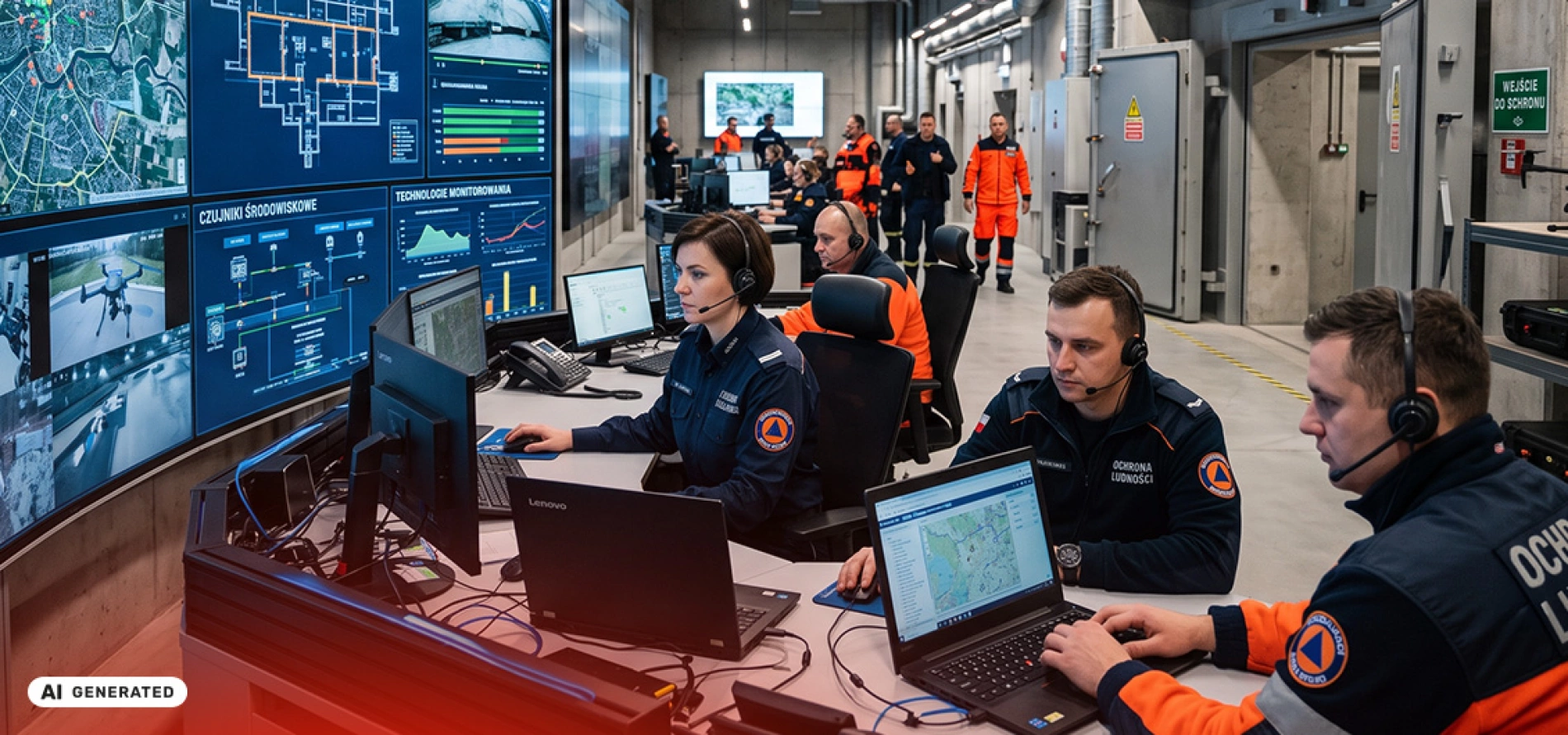 tło: Ochrona Ludności, Infrastruktura Schronienia i Nowoczesne Technologie