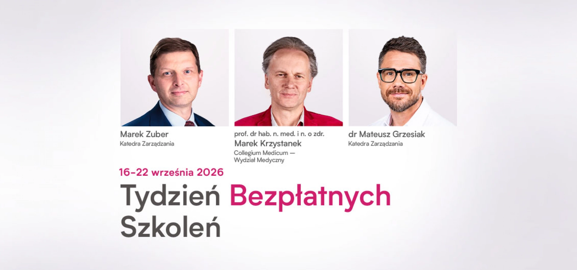 tło: Tydzień Bezpłatnych Szkoleń | 16&ndash;22 września 2026