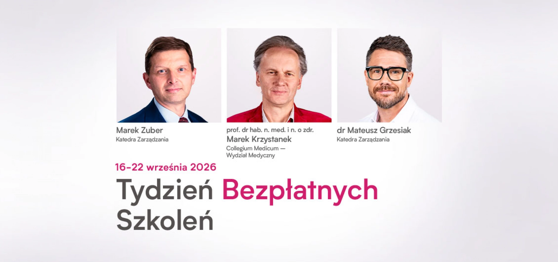 tło: Tydzień Bezpłatnych Szkoleń | 16&ndash;22 września 2026