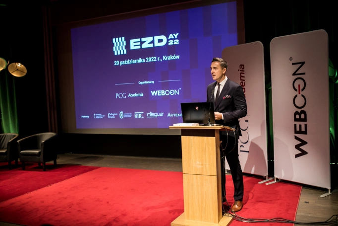 Zdjęcie nr 3 z galerii Prorektor Akademii WSB wystąpił na konferencji EZDAY o elektronicznym zarządzaniu dokumentami