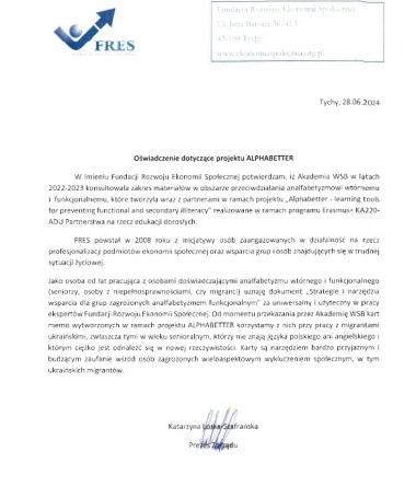 Zdjęcie nr 4 z galerii Testimonials Alphabetter
