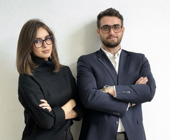 Zarząd SKN IntiMind: Przewodnicząca Dominika Maks i Wiceprzewodniczący Maksymilian Tumulec.