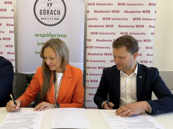 Zdjęcie nr 2 z galerii Akademia WSB w Cieszynie podpisała umowę o współpracy ze Stowarzyszeniem IT w Górach