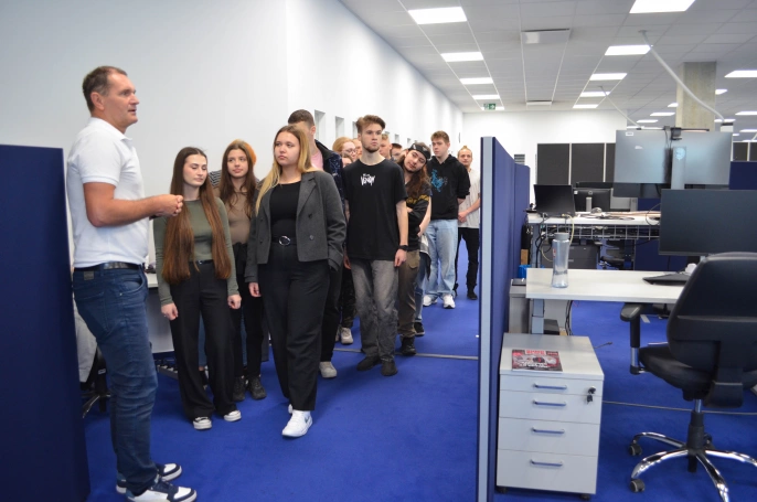 Zdjęcie nr 1 z galerii Wizyta studyjna  w firmie Digital Technology Poland 