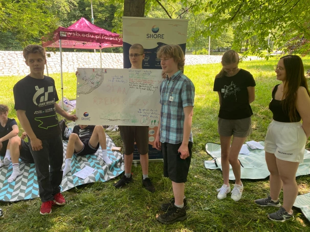 Zdjęcie nr 8 z galerii Jak rzeka wpływa na morze? Warsztaty w Cieszynie w ramach projektu SHORE: EmpOweR Students as the agents of cHangE
