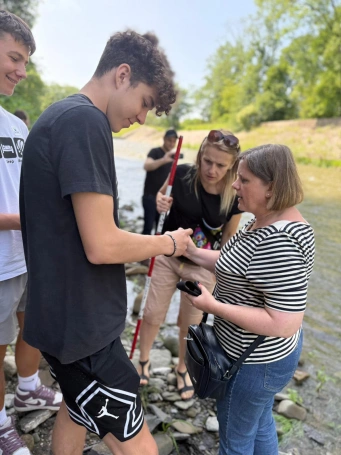 Zdjęcie nr 2 z galerii Jak rzeka wpływa na morze? Warsztaty w Cieszynie w ramach projektu SHORE: EmpOweR Students as the agents of cHangE