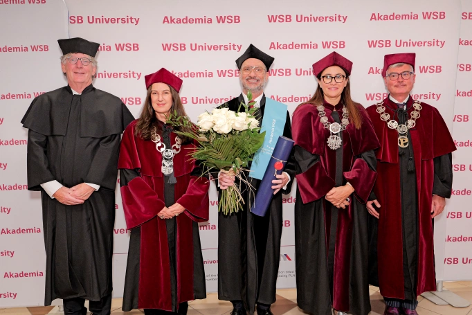 Zdjęcie nr 1 z galerii Prof. Marek Kwiek Doktorem Honoris Causa Akademii WSB 