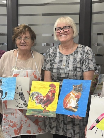 Zdjęcie nr 1 z galerii Galeria "Pędzlem pisane" - Projekt Funduszu Inicjatyw Senioralnych Miasta Dąbrowa Górnicza