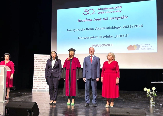 Zdjęcie nr 4 z galerii Uroczysta inauguracja Uniwersytetu Trzeciego Wieku Akademii WSB w Pawłowicach