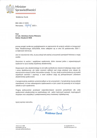 Zdjęcie nr 10 z galerii Inauguracja Roku Akademickiego 2025/2026 - Laudacje 2025 