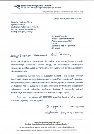 Zdjęcie nr 65 z galerii Inauguracja Roku Akademickiego 2025/2026 - Laudacje 2025 