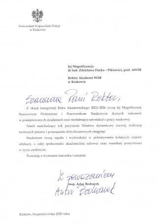 Zdjęcie nr 91 z galerii Inauguracja Roku Akademickiego 2025/2026 - Laudacje 2025 