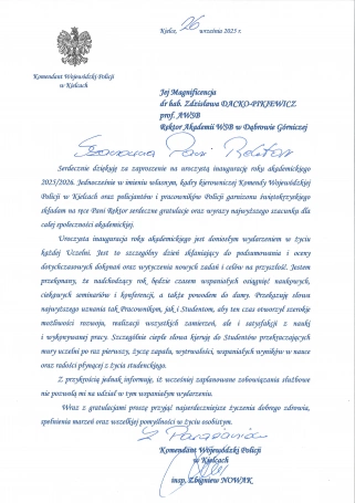 Zdjęcie nr 85 z galerii Inauguracja Roku Akademickiego 2025/2026 - Laudacje 2025 