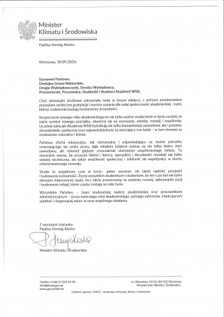 Zdjęcie nr 6 z galerii Inauguracja Roku Akademickiego 2025/2026 - Laudacje 2025 
