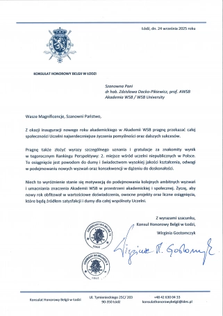 Zdjęcie nr 12 z galerii Inauguracja Roku Akademickiego 2025/2026 - Laudacje 2025 