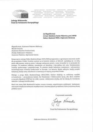 Zdjęcie nr 15 z galerii Inauguracja Roku Akademickiego 2025/2026 - Laudacje 2025 