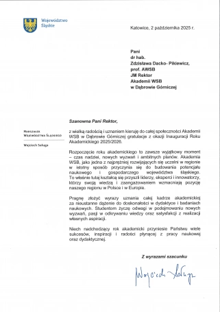 Zdjęcie nr 25 z galerii Inauguracja Roku Akademickiego 2025/2026 - Laudacje 2025 