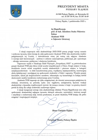 Zdjęcie nr 31 z galerii Inauguracja Roku Akademickiego 2025/2026 - Laudacje 2025 