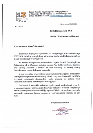 Zdjęcie nr 91 z galerii Inauguracja Roku Akademickiego 2025/2026 - Laudacje 2025 