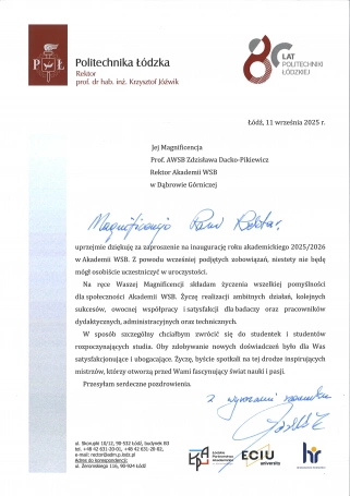 Zdjęcie nr 48 z galerii Inauguracja Roku Akademickiego 2025/2026 - Laudacje 2025 