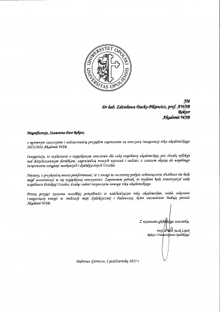 Zdjęcie nr 51 z galerii Inauguracja Roku Akademickiego 2025/2026 - Laudacje 2025 