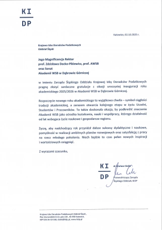 Zdjęcie nr 71 z galerii Inauguracja Roku Akademickiego 2025/2026 - Laudacje 2025 