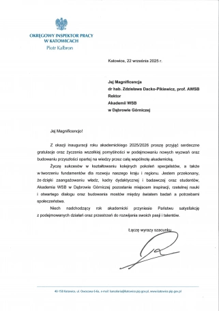 Zdjęcie nr 72 z galerii Inauguracja Roku Akademickiego 2025/2026 - Laudacje 2025 