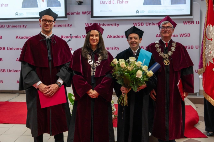 Zdjęcie nr 1 z galerii Prof. David E. Fisher Awarded the Title of Doctor Honoris Causa of the WSB University