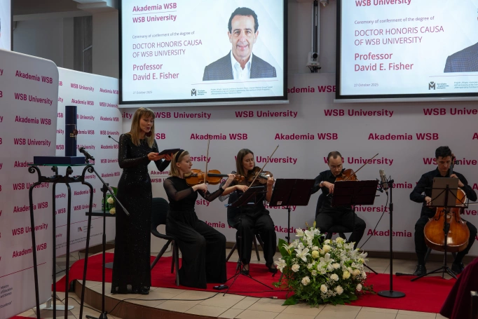 Zdjęcie nr 27 z galerii Prof. David E. Fisher Awarded the Title of Doctor Honoris Causa of the WSB University