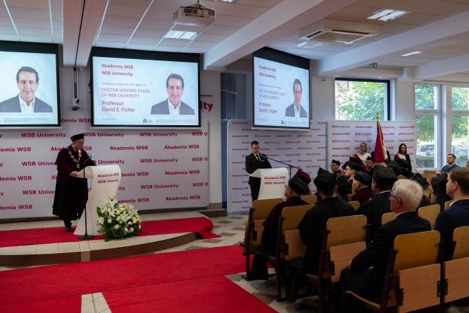 Zdjęcie nr 8 z galerii Prof. David E. Fisher Awarded the Title of Doctor Honoris Causa of the WSB University